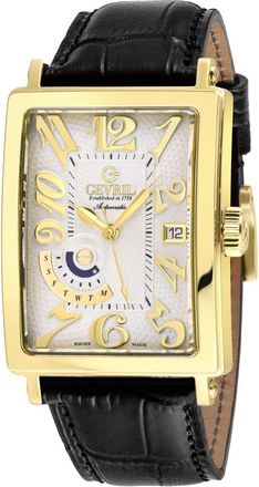 Gevril Group Avenue Of Americas Automatic White Dial Mens Watch 15120