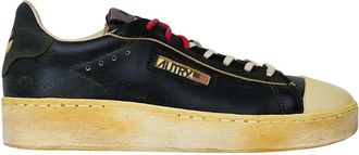 Autry Lage Sneakers - Dames - Sneakers - Zwart - 39 EU - Leer - Schoenen