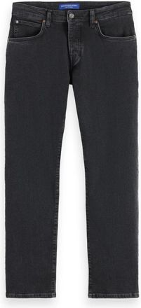 Scotch & Soda Core Zee Straight Jeans van katoen - Heren - Regular Fit Jeans - Zwart - W30 L34 - Katoen - Jeans