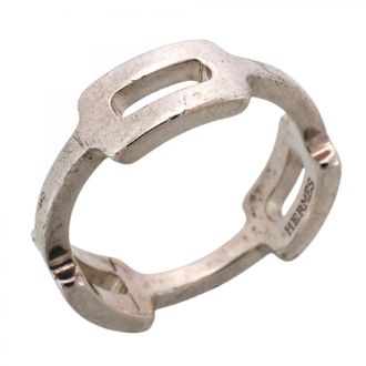 Herm&egrave;s Silver 925 Band Ring (Pre-Owned)