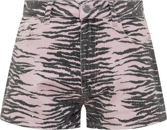 Ganni Short Shorts - Dames - Bermuda - Roze - W28 - Korte Broeken