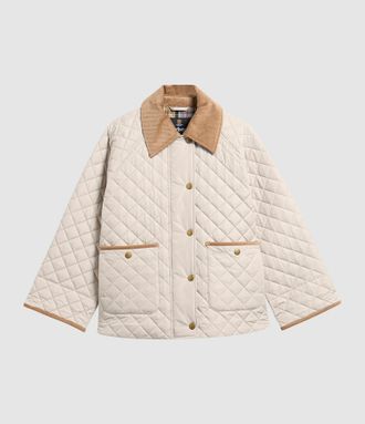 Barbour Veste Ava Quilted Mist Dress