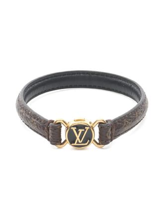 Louis Vuitton Bracciale con monogramma 2022 - Marrone