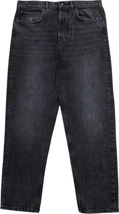 Amish Zwarte Vervaagde Denim Jeans - Heren - Regular Fit Jeans - Zwart - W36 - Denim - Jeans