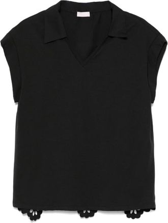 Liu Jo Mujer, Camisetas, Negro, Talla: S