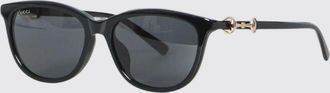 Gucci Occhiali da sole cat-eye in acetato con dettaglio Horsebit