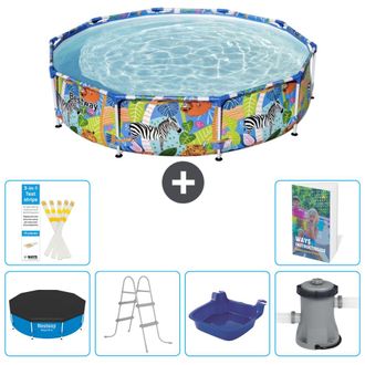 Bestway Piscina Bestway Steel Pro Redonda - Selva - 305x66 Cm - 7-piezas S140