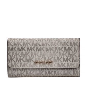 Michael Kors Large Jet Set Womens Wallet 35F8GTVF3B - Beige - One Size