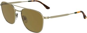 Lacoste Brown Pilot Unisex Sunglasses L269S 710 55