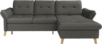 Sit&more Ecksofa »Göteborg« Sitztiefenverstellung und Federkern, wahlweise mit Bettfunktion