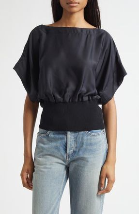 Ramy Brook Amor Bateau Neck Top in Black at Nordstrom, Size X-Small