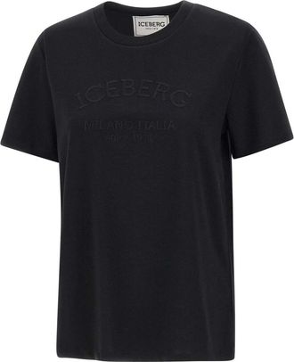 Iceberg T-shirts en polos Zwart - Dames - T-shirts - Zwart - L - Katoen - Tops
