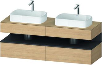 Duravit Qatego Consola Mueble Bajo Lavabo, 2 Extensiones, 2 - Duravit