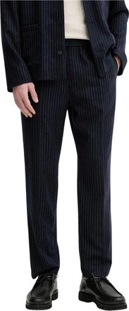 A.P.C. Pieter Broek - Heren - Straight fit broeken - Blauw - XL - Wol - Broeken