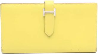 Herm&egrave;s Portafoglio B&eacute;arn 2019 - Giallo