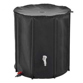 OEM Dep&oacute;sito Flexible Y Plegable Para La Recogida De Agua De Lluvia - 200 L - Negro