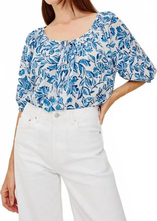 Rails Kristie Scoopneck Top In Azure Jasmine