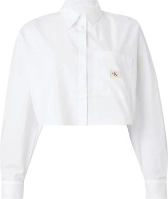 Calvin Klein Mujer, Blusas y Camisas, Blanco, Talla: M