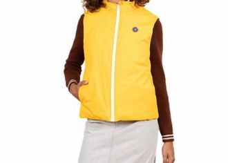 Flotte Sleeveless Down Jacket In Citron