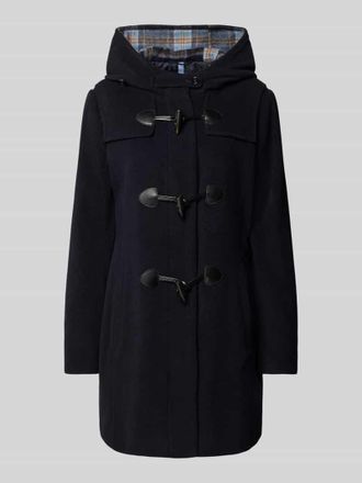 Gil Bret Shaped Fit Wollmantel mit Kaschmir-Anteil in Marine, Gr&ouml;&szlig;e 40