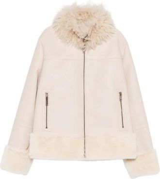 Twinset Jassen - Dames - Zomerjassen - Beige - S - Polyester - Jassen