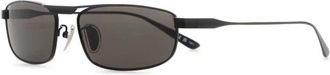 Balenciaga Tag 3.0 Rechthoekige Zonnebril - unisex - Zonnebrillen - Zwart - ONE Size - Nylon - Accessoires