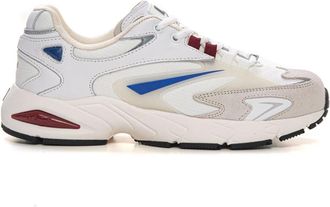 D.A.T.E. Sneakers van canvas en leer met net - Heren - Sneakers - Veelkleurig - 40 EU - Leer - Schoenen