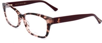 Jimmy Choo London Womens 53mm Burgundy Havana Eyeglasses JC270-65T-53