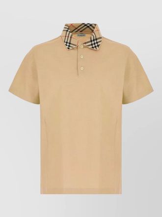 Burberry cotton polo shirt