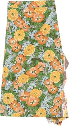 Colville Gonna midi a fiori - Arancione