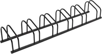 vidaXL Bicicletero Para 6 Bicicletas Acero Negro Vidaxl
