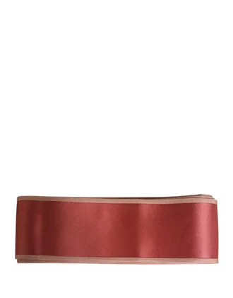 Dolce & Gabbana Pink Silk Satin Waist Women Cintura Womens Belt (Pre-Owned)