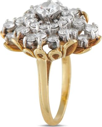 Luxury Bazaar Anello in oro giallo 18 carati con diamanti