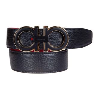 Ferragamo Belts, male, Black, Size: 105 CM Reversible and Adjustable Gancini Belt