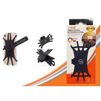Trade Shop Trade Shop - Supporto Staffa Per Bici Smartphone Cellulare Bicicletta In Silicone 360&deg; Hd-0855