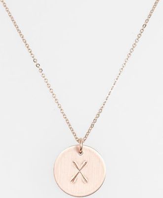 Nashelle 14k-Gold Fill Initial Disc Necklace in 14K Gold Fill X at Nordstrom
