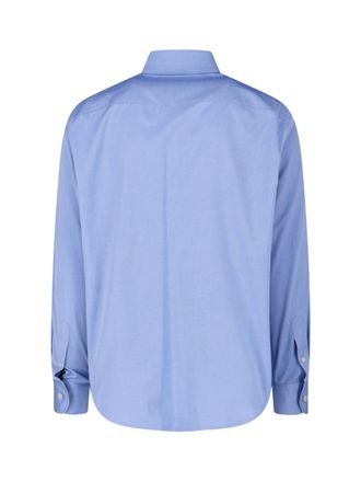 Valentino Mens Shirts Blue Cotton