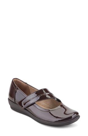 Easy Spirit Aranza Wedge Mary Jane in Dark Brown Patent at Nordstrom, Size 8.5