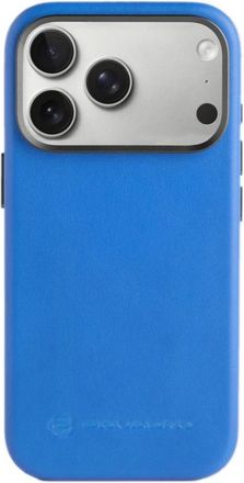 Piquadro Funda de Piel Mag Safe para i Phone 18 Pro 6.4 - Accessories - unisex - Azul - ONE SIZE