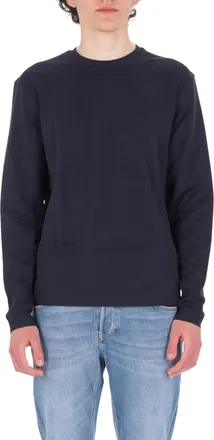 Herno Blue Pure Cotton Long-Sleeve T-Shirt