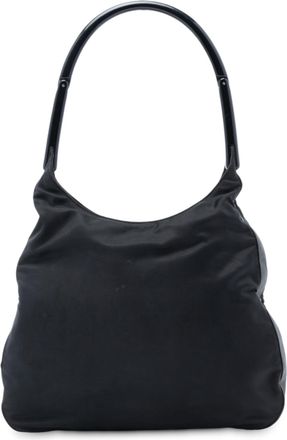 Prada Pre-owned Womens Tessuto Shoulder Bag - Black Textile - One Size