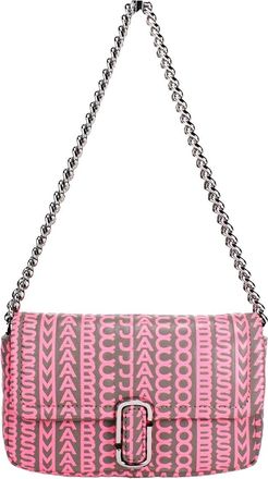 Marc Jacobs Marc Jacobs Neon Pink The Monogram Leather J Marc Mini Shoulder Bag Womens Crossbody
