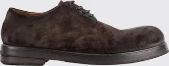 Mars&egrave;ll Derby Zucca Zeppa in pelle di vitello scamosciata con suola in cuoio