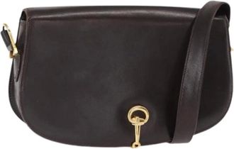 Gucci Pre-owned Cross Body Bags, female, Brown, Size: ONE SIZE Pre-owned Vintage Cross Body Bag