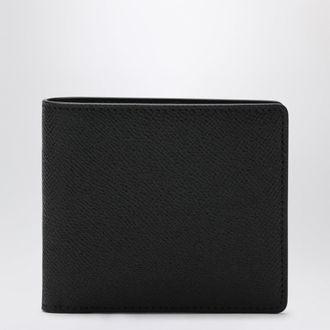 Maison Margiela Schwarze Bi-Fold-Lederbrieftasche