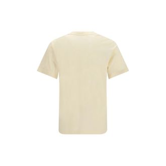 Moncler Logo-Patched Cotton T-Shirt - Beige