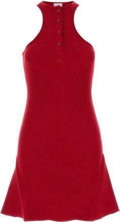 Courrèges Red Viscose Blend Dress