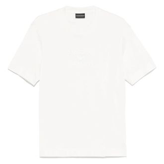 Emporio Armani Rubberised Logo Asv Jersey T-Shirt