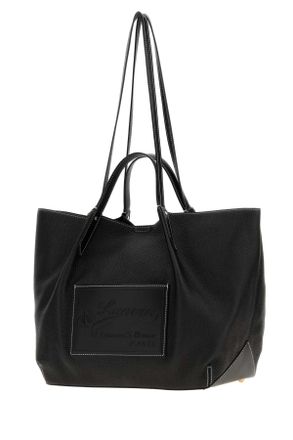 Lanvin Womens Black Leather Shopping Bag Borse A Mano