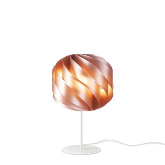 Linea Zero Linea Zero - L&aacute;mpara De Mesa Base Y V&aacute;stago De Cobre En Metal Cm. 25x44h